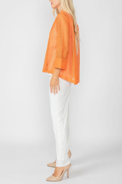 Orange One Button Jacket – IC Collection