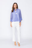 Periwinkle One Button Jacket