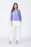 Periwinkle One Button Jacket