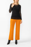 Caramel Wide Leg Straight Pants