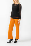 Caramel Wide Leg Straight Pants