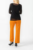 Caramel Wide Leg Straight Pants