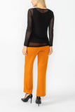 Caramel Wide Leg Straight Pants