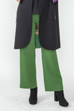 Hunter Green Wide Leg Straight Pants