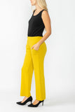 Mustard Wide Leg Straight Pants