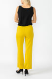 Mustard Wide Leg Straight Pants