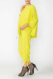 Acid Bottom Side Drawed Detail Pants