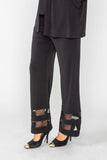 Black Mesh Long Pants