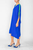 Blue and Green Airflow Kaftan Dress