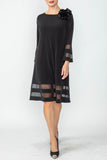 Black Ity Mesh Dress