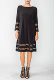 Black Ity Mesh Dress