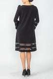 Black Ity Mesh Dress