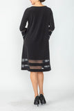 Black Ity Mesh Dress