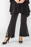 Black ITY Mesh Palazzo Pants