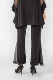 Black ITY Mesh Palazzo Pants