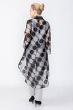 Black High Low Organza Jacket
