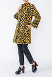 Gold One Button Long Jacket