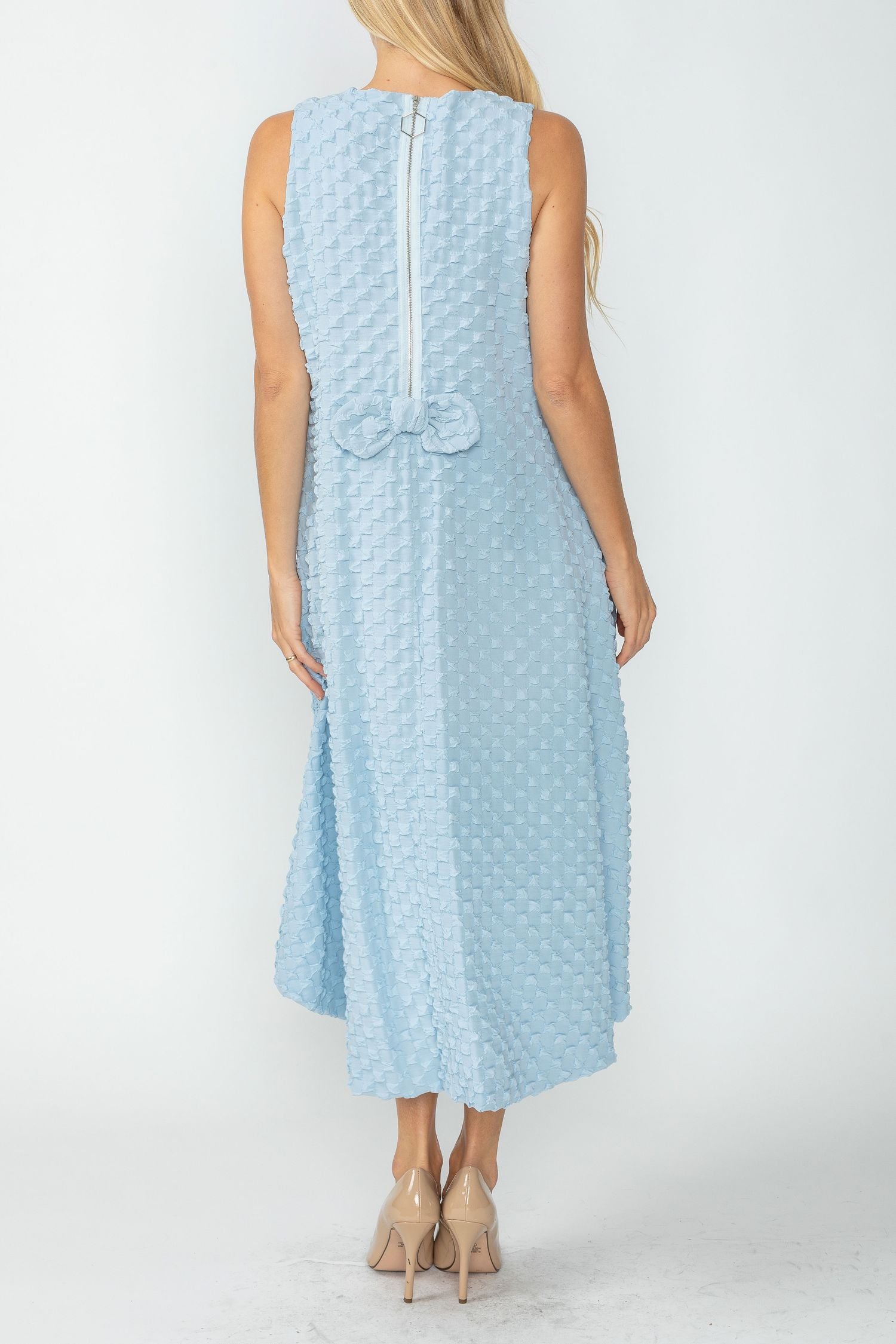 halter neck bubble dress SANS FAFF Halter Mini Bubble Dress in Pink