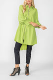 Lime Bell Sleeve & Back Yoke Eyelet Point Jacket