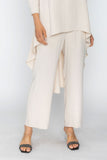 Plus Size Oatmeal Straight Pants