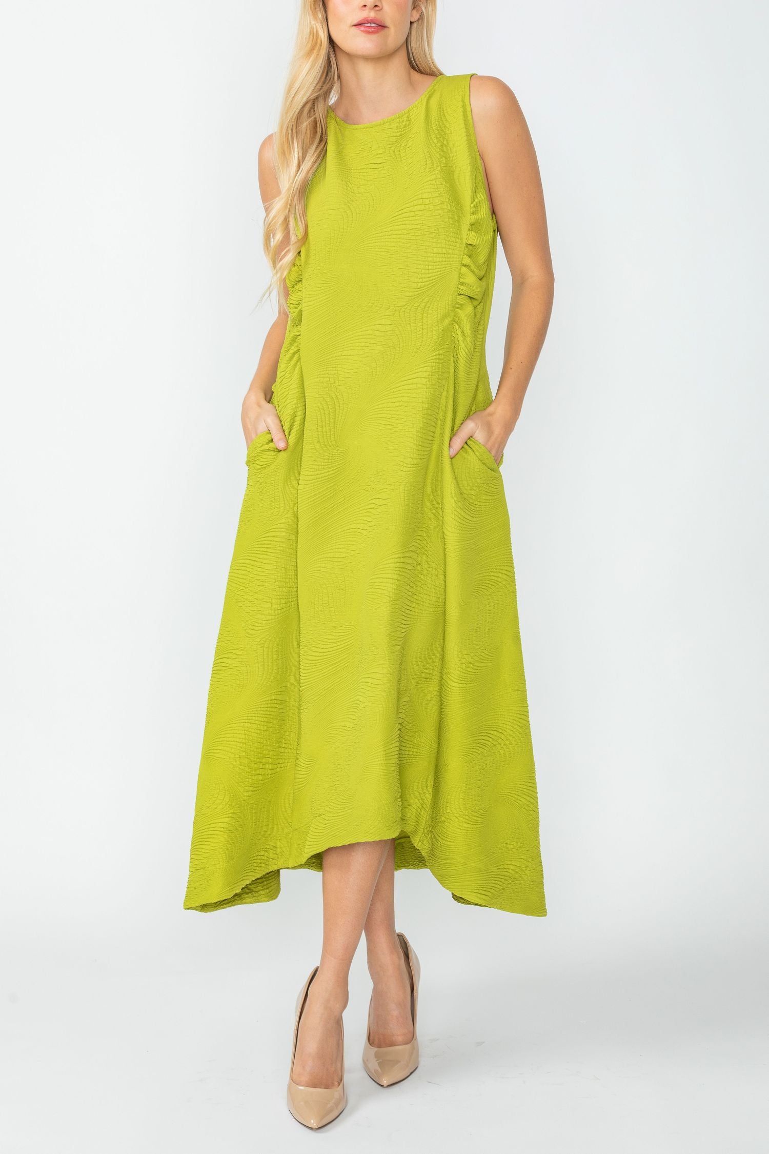 Kiwi Fit Flare Tank Dress Kiwi / XX-Large Kiwi Fit Flare Tank Dress Kiwi / XX-Large
