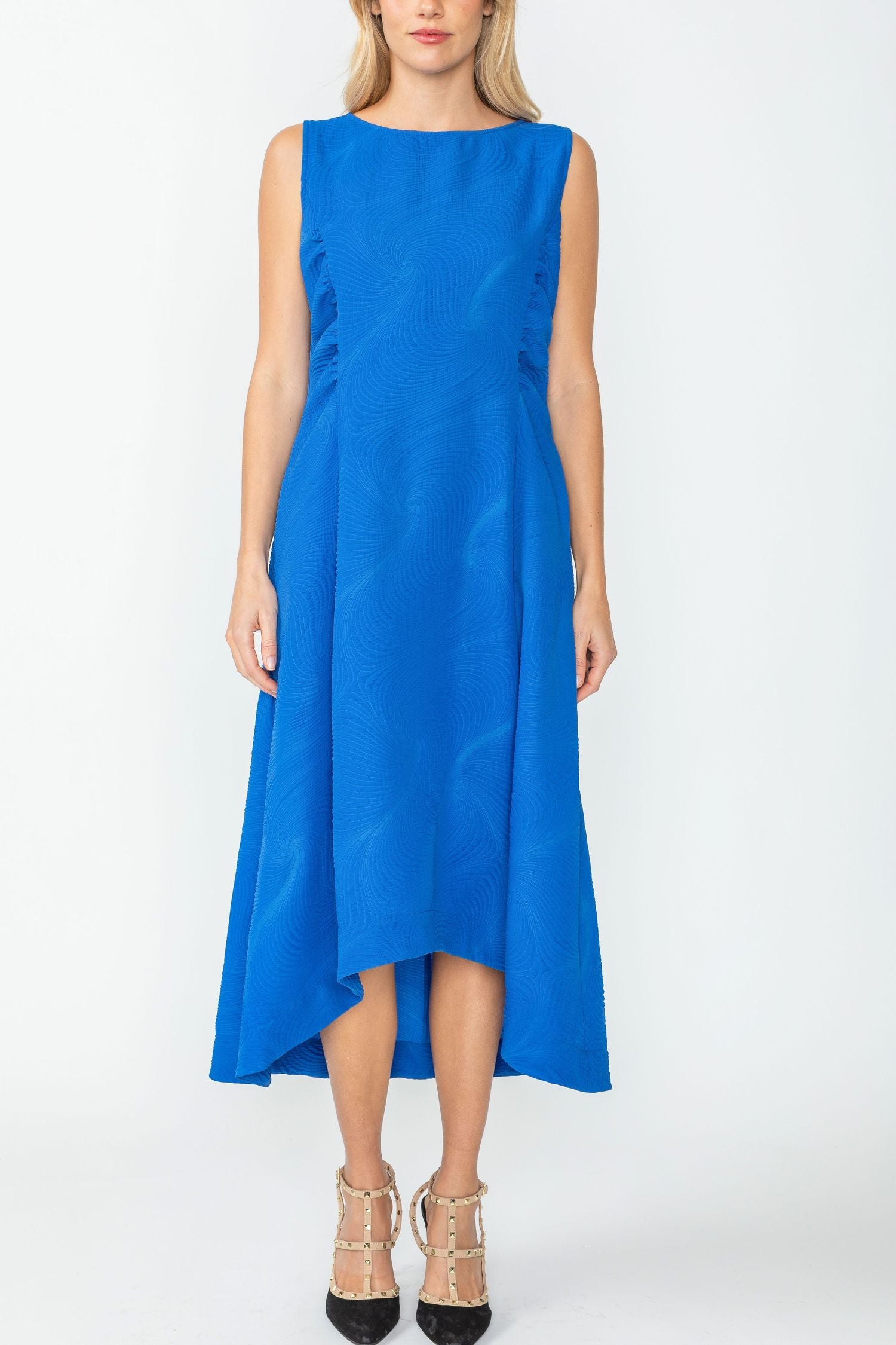 Royal Blue Fit Flare Tank Dress Royal Blue / Small Royal Blue Fit Flare Tank Dress Royal Blue / Small