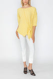 Yellow Side-Tie Top