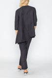 Black Asymmetrical Layered Tunic