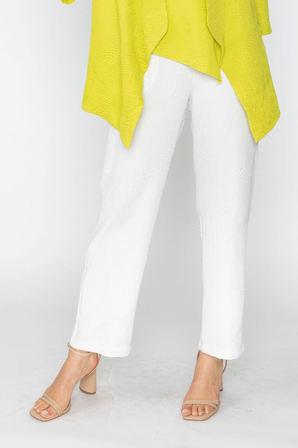 Plus Size White Straight Leg Pants – IC Collection