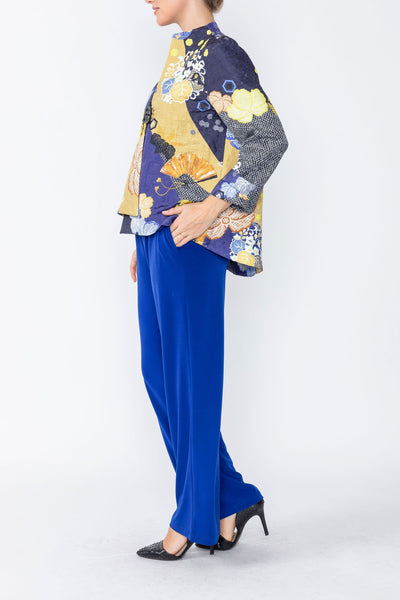 Royal Blue One Button Jacket – IC Collection