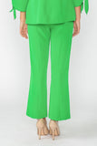 Green Pants With Front Slit