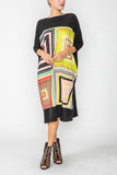 Multi-Color Box Tunic Dress