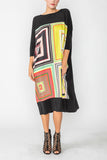 Multi-Color Box Tunic Dress