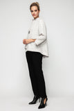 Taupe Crinkle Jqd One Button Jacket