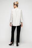 Taupe Crinkle Jqd One Button Jacket