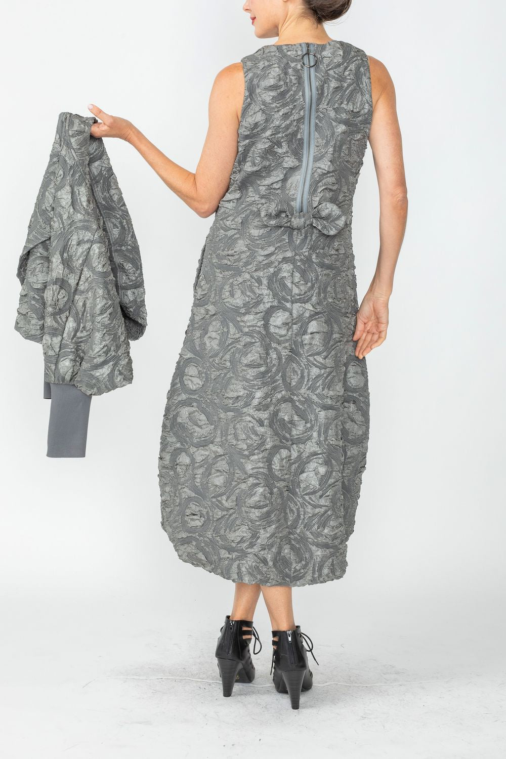 charcoal grey halter dress Elegant Halter Charcoal Satin Maxi Dress Open Back Tie-Up M / Charcoal