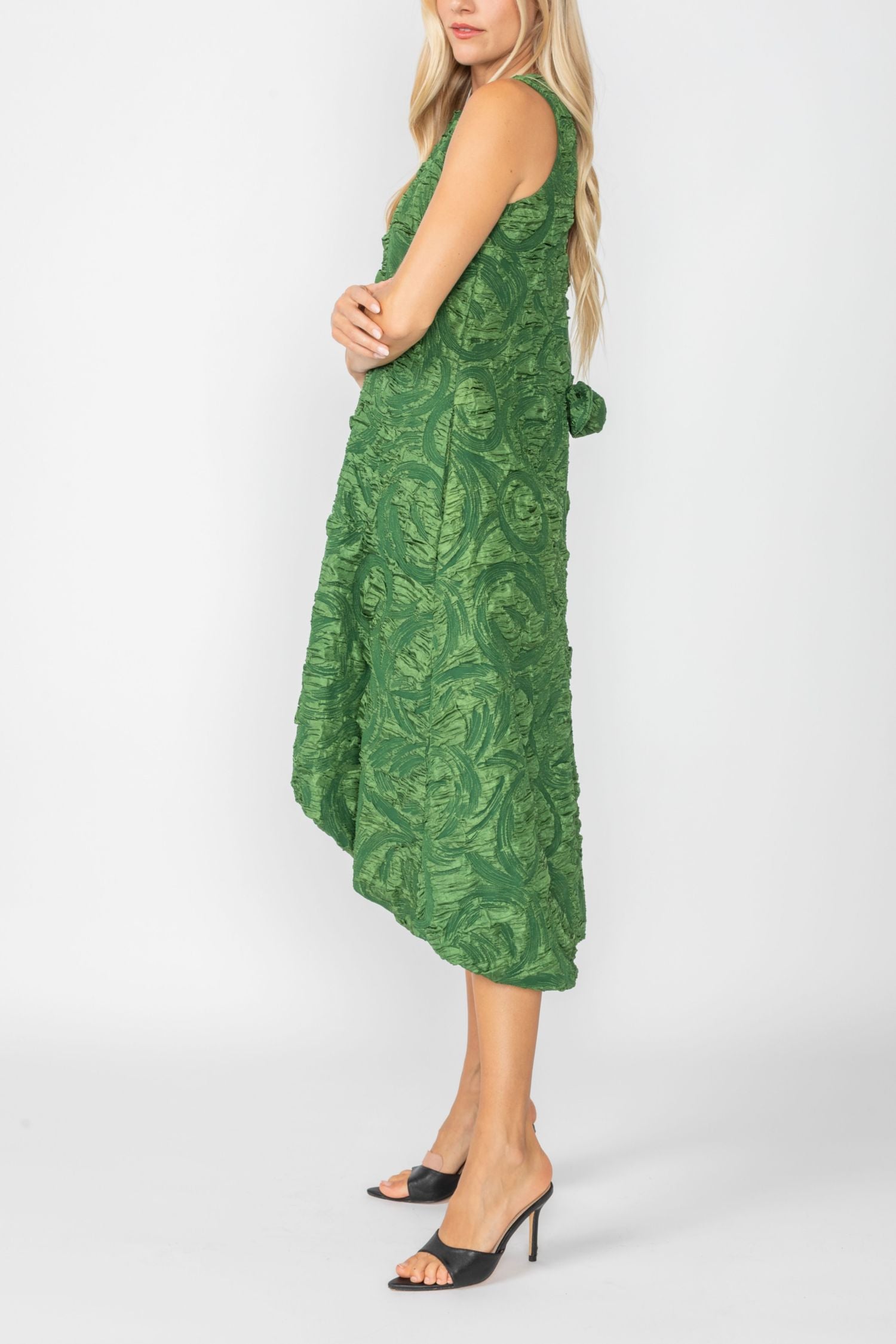 hunter green sheath dress Emica Dress Hunter Green by Mikah