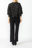 Black RIP Sleeve Bolero Jacket