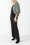 Charcoal RIP Sleeve Bolero Jacket
