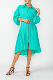 Baltic Bell Sleeve and Drawing Bottom Long Jacket