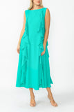 Baltic Sleeveless Ruffle Dress