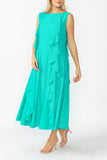 Baltic Sleeveless Ruffle Dress
