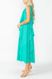 Baltic Sleeveless Ruffle Dress