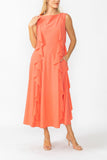Sunset Cowl Neck Sleeveless Drape