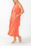 Sunset Cowl Neck Sleeveless Drape