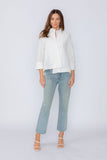 White One Button Jacket