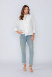 White One Button Jacket