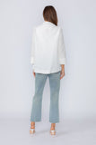 White One Button Jacket