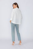 White One Button Jacket