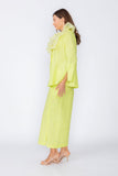 Neon Organdy Collar Edge Wire Finish Jacket